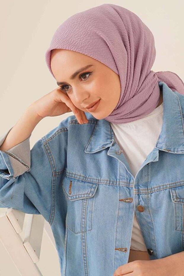 Şalland Mio Caz eşarp pembe - 1