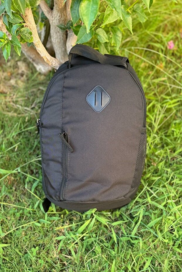 Black Dectlon Sports Backpack