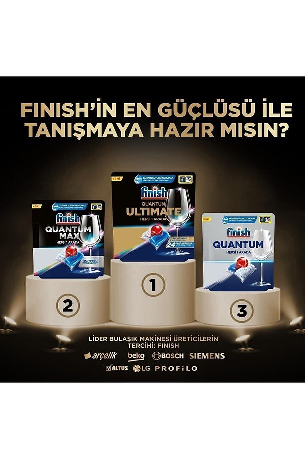 Quantum Ultimate Bulaşık Makinesi Deterjanı  Kapsül Tablet 120 Adet (40 x 3'lü) - 7