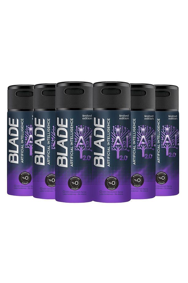 Artificial Intelligence 2.0 Erkek Deodorant 6x150 ml Leke Bırakmaz - 1