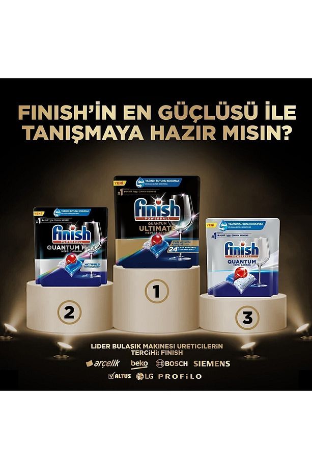 Ultimate Hepsi Bir Arada Bulaşık Makinesi Deterjanı  Kapsül Tablet  100 Adet (50 x 2'li) - 7