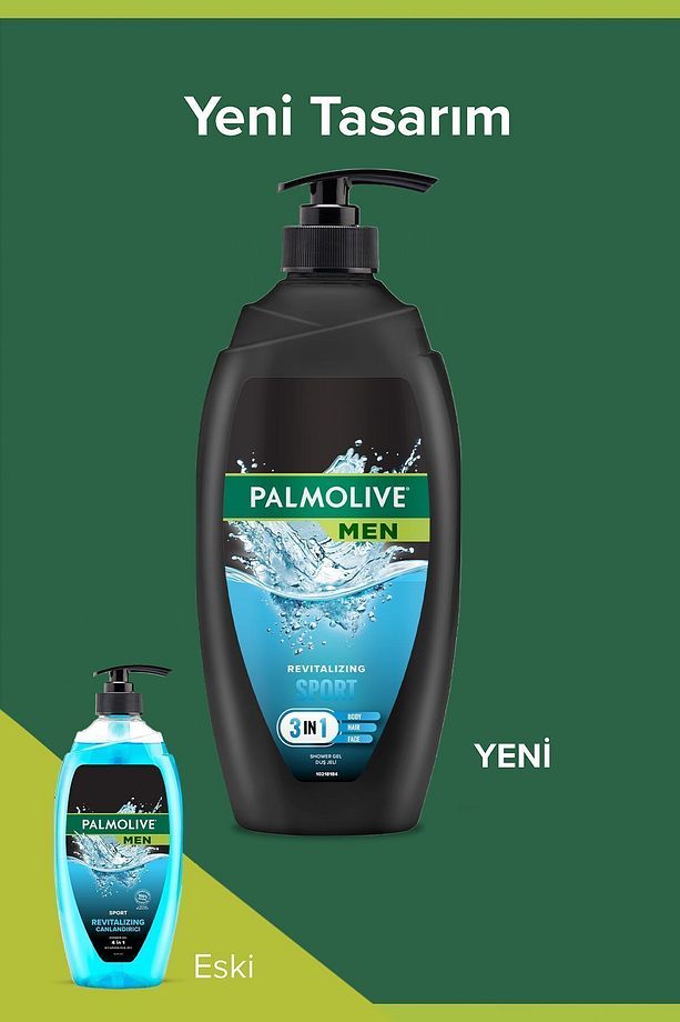Men Sport 3ü1 Arada Canlandırıcı Erkek Duş Jeli 750 ml X2 Adet Duş Lifi Hediye - 2