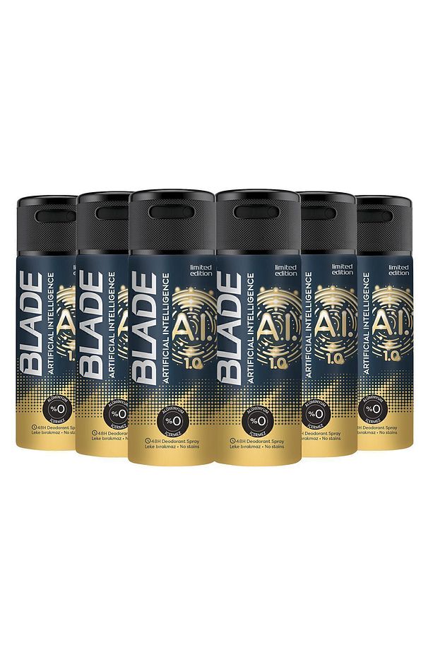 Artificial Intelligence 1.0 Erkek Deodorant 6x150 ml Leke Bırakmaz - 1