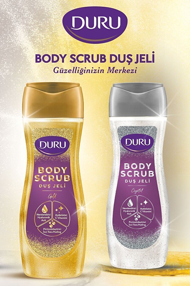 Body Scrub Crystal Duş Jeli 2x450 Ml - 6