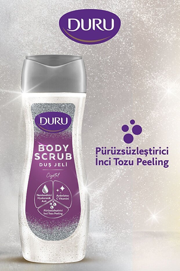 Body Scrub Crystal Duş Jeli 2x450 Ml - 3