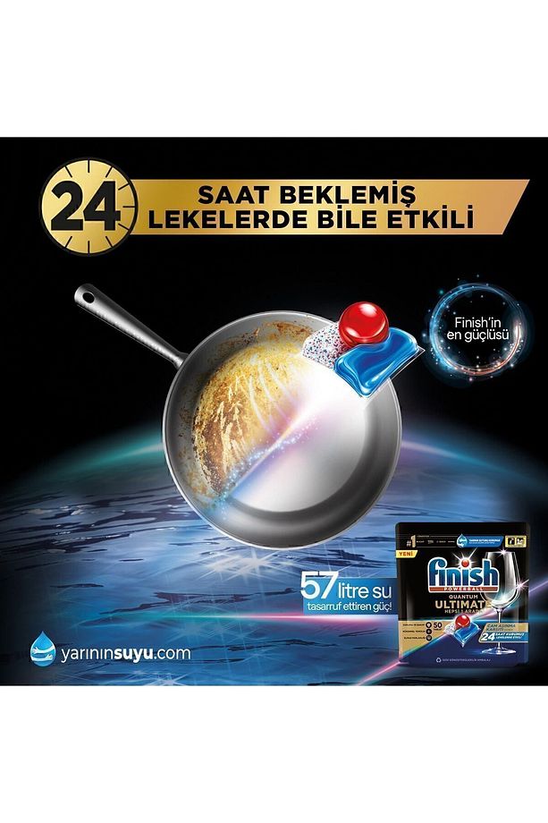 Ultimate Hepsi Bir Arada Bulaşık Makinesi Deterjanı  Kapsül Tablet  100 Adet (50 x 2'li) - 5