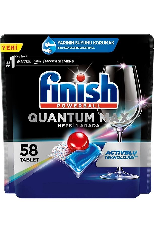Quantum Max Bulaşık Makinesi Deterjanı  Kapsül Tablet  58 Adet - 2