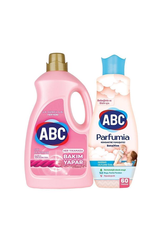 Sıvı Çamaşır Deterjanı Narinler 3l+ Konsantre Yumuşatıcı Sensitive 1,44l - 1