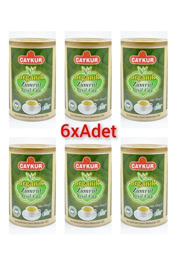 Organik Zümrüt Yeşil Çay 125gr 6 Adet - 1