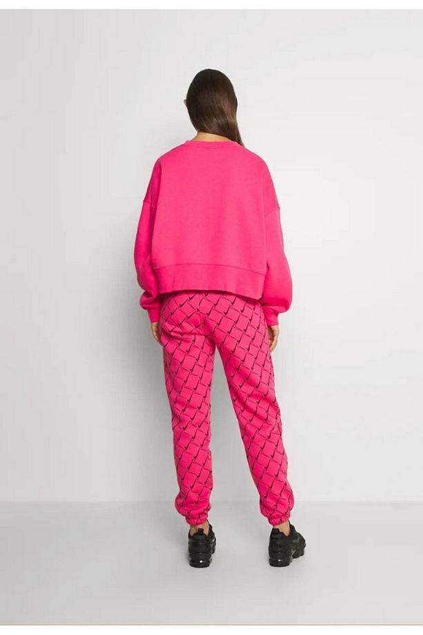 Oversized Joggers In Swoosh Print Kadın Eşofman Altı - 6
