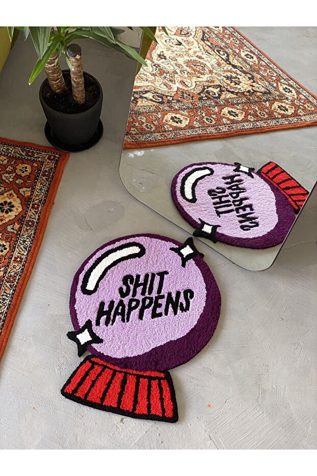 Küre görünümlü tasarım halı - 1