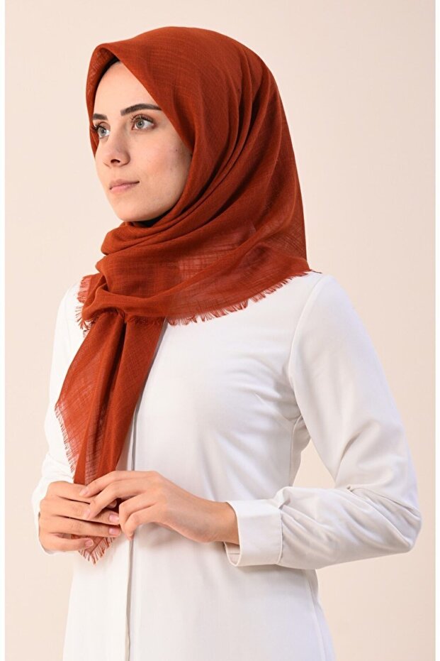 Cotton Flared Scarf 100x100cm
