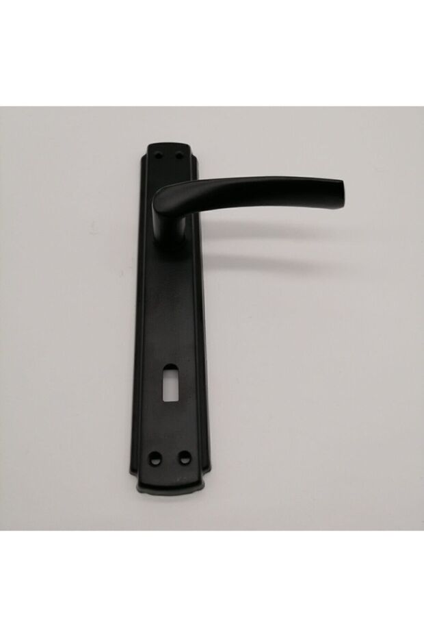 Bravo Aynalı Mat Siyah Oda iç Kapı Kolu - 4