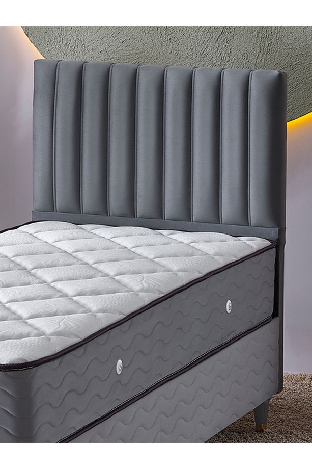 Ezgi Tek Kişilik 3Lü Set Yatak+Baza+Başlık - 4