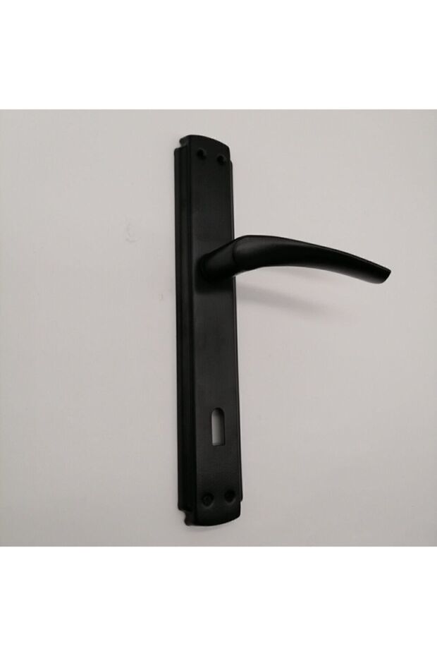 Bravo Aynalı Mat Siyah Oda iç Kapı Kolu - 5