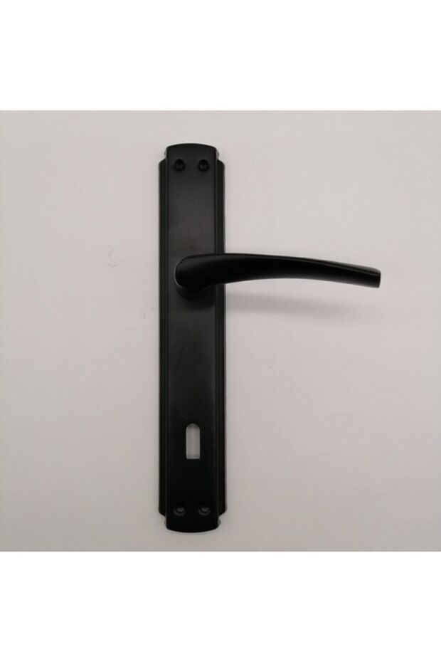 Bravo Aynalı Mat Siyah Oda iç Kapı Kolu - 1