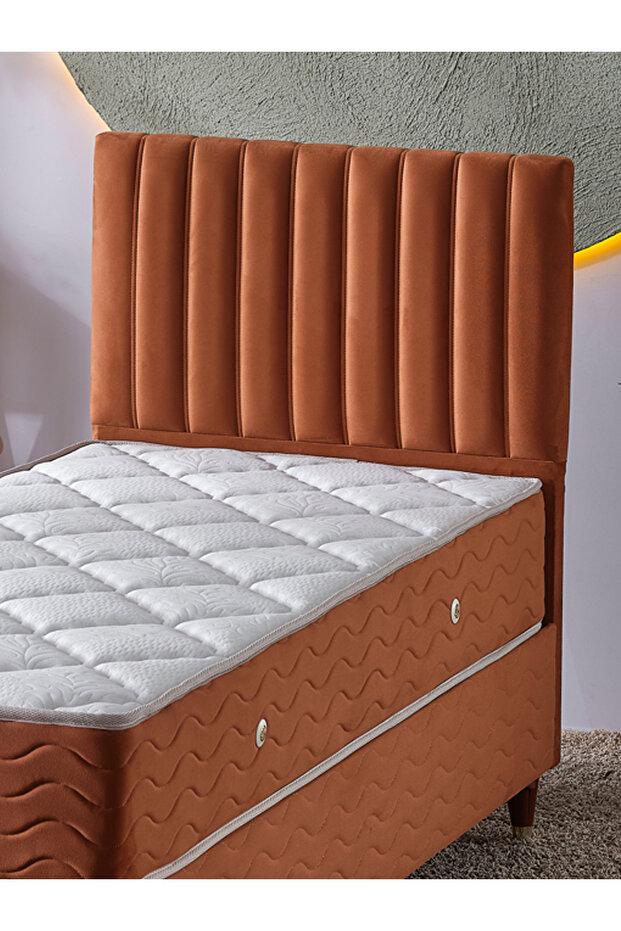 Ezgi Tek Kişilik 3Lü Set Yatak+Baza+Başlık - 4