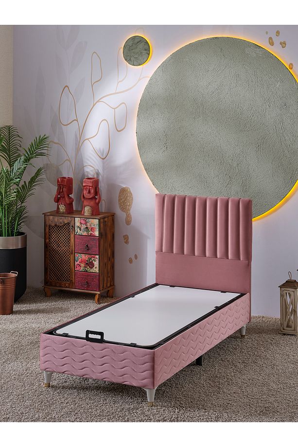 Ezgi Tek Kişilik 3Lü Set Yatak+Baza+Başlık - 2