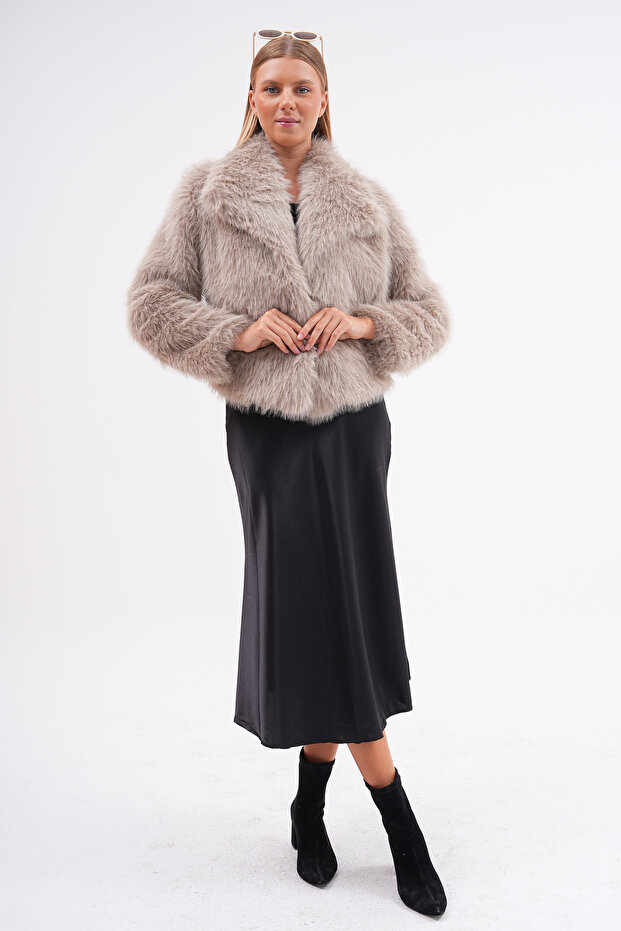 Geniş Yaka Ceket - 2