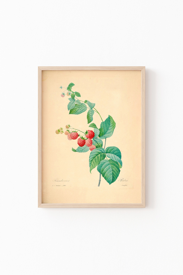 Wooden Patterned Blackberry Frame