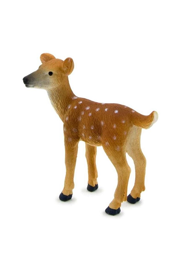 White Tail Deer Cub Figure Toy 6cm
