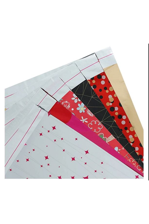 Kendinden Bantlı Büyük Boy Metalize Hediye Paketi Poşeti Yapışkanlı 40x60 Cm 50 Adet - 1