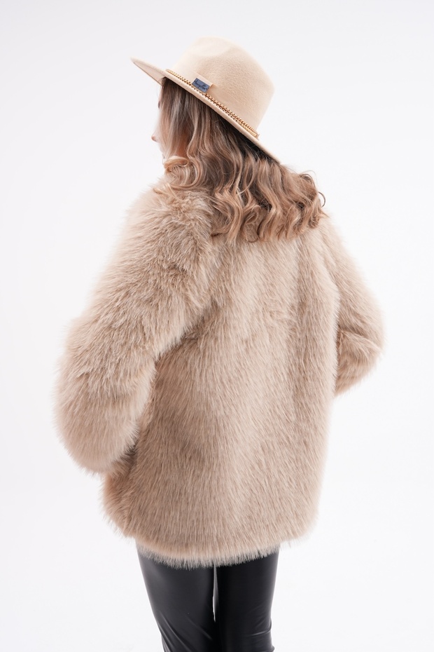 سترة بياقة فروي - 7