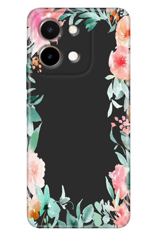 Vivo Y28 Compatible Case Silicone Patterned Vivoy28 Cover Frame Image