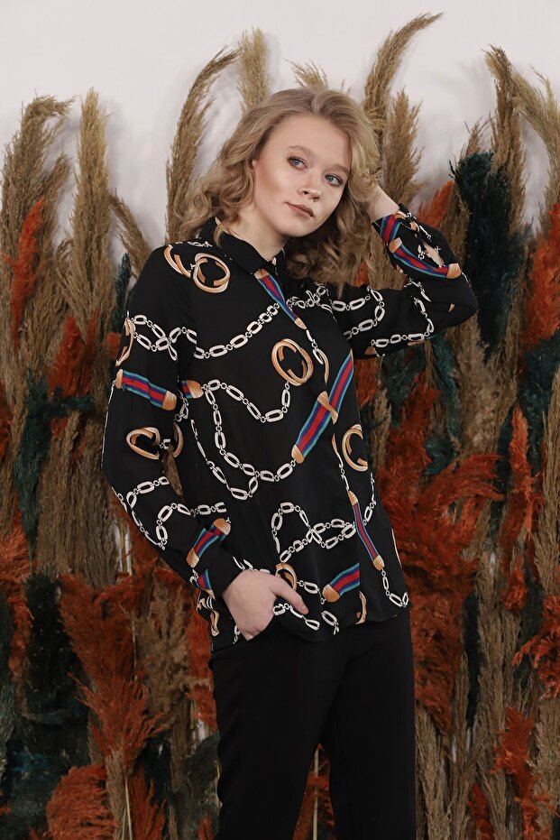 قميص منقوش - 1