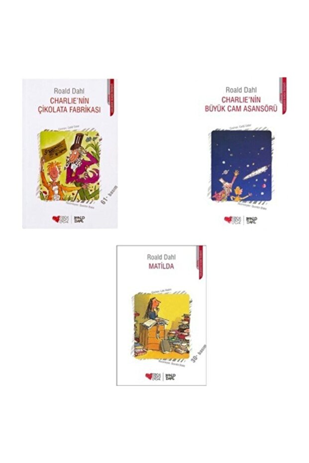 Charlie'nin Çikolata Fabrikası - Matilda - Charlie'nin Büyük Cam Asansörü - Roald Dahl