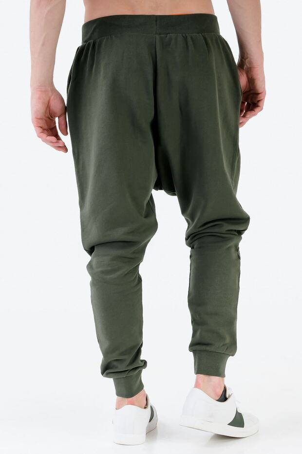 Oversized Haki Erkek Eşofman Altı - 4