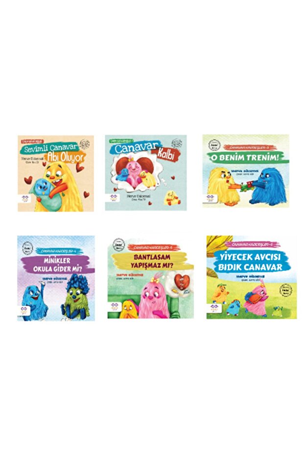 Canavar Kardeşler 6 Kitap Set - Merve Gülcemal