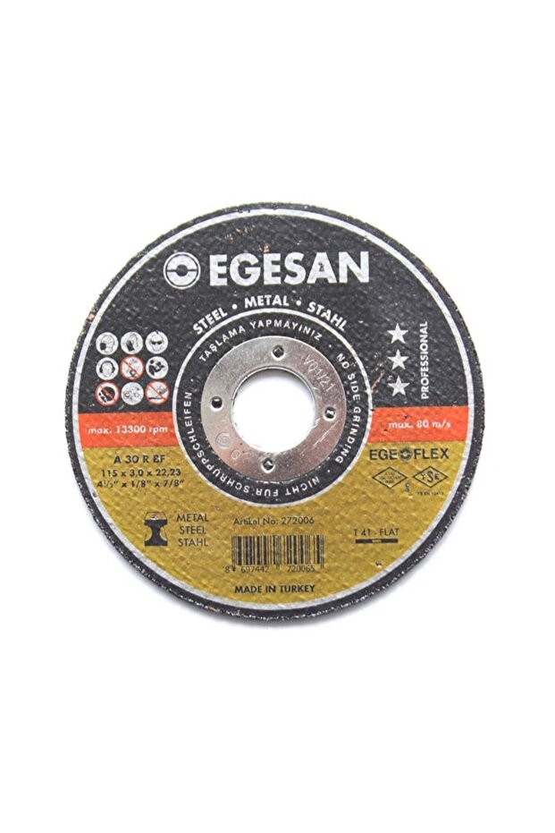 Stone for Cutting Metal 115X3,0X22,23 Egeflex Cutter Stone