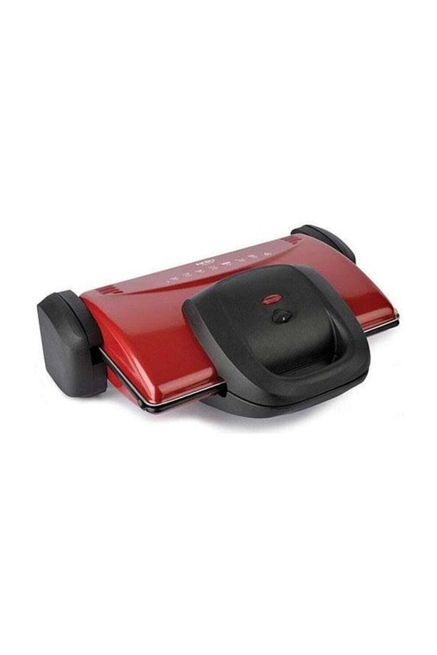 Ken Grill Kırmızı Granit 1800W Izgara ve Tost Makinesi - 1