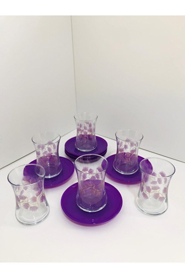 12 Piece Tea Set Violas3 - 1