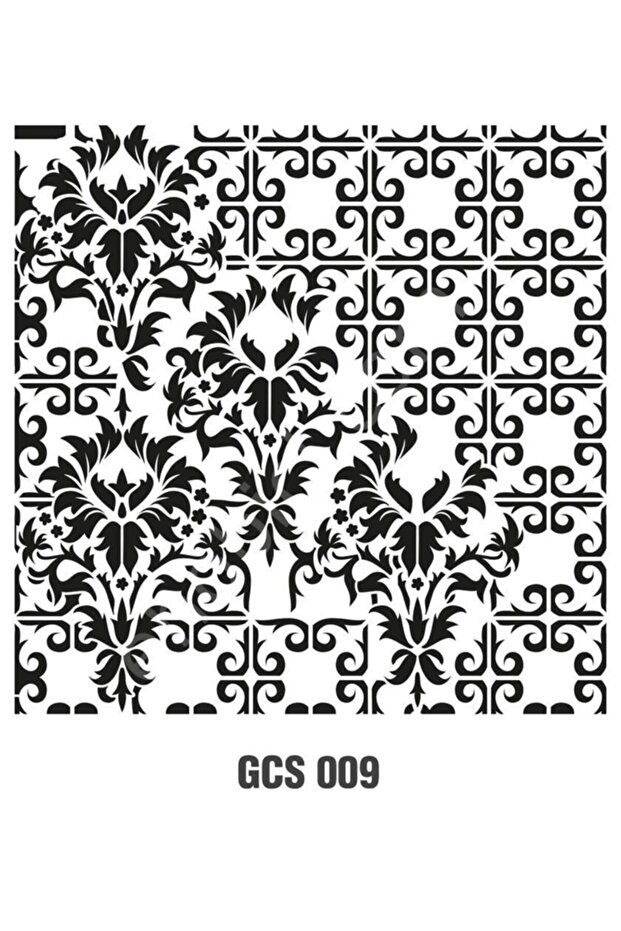 استنسل حائط جرونج 45x45 - Gcs-009