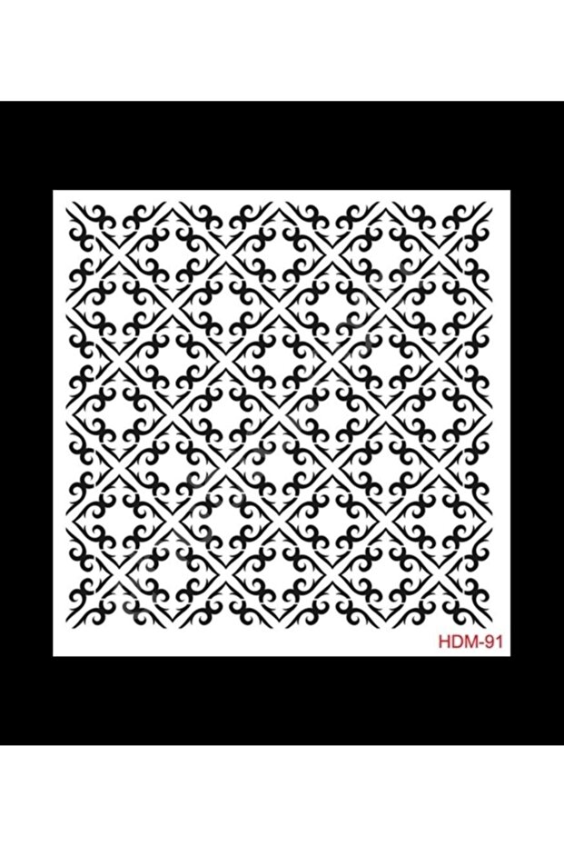 Hdm91 استنسل ديكور المنزل 25x25