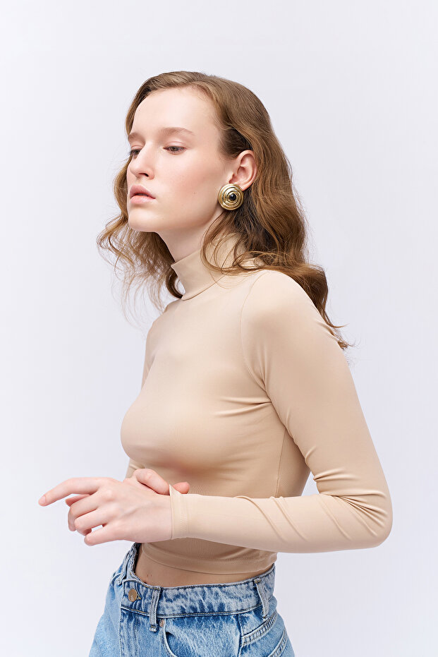 Balıkçı Yaka Basic Body Taş - 4