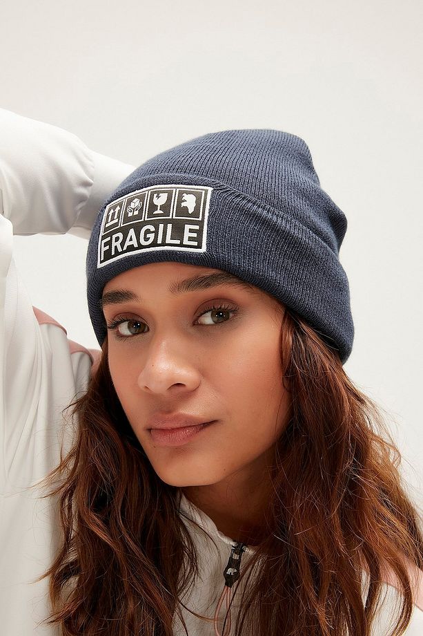 Fragile Unisex Indigo Bere - 1