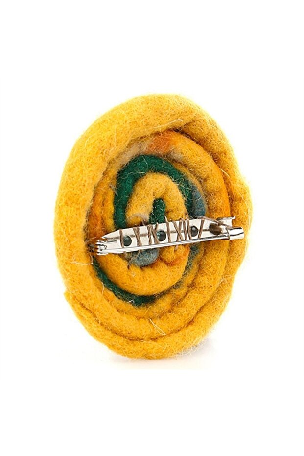 Sarı Keçe Yaka Iğnesi - 2