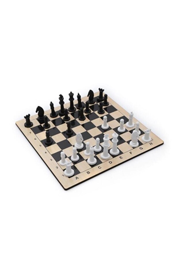 3 in 1 Game Chess - Checkers - Three Pieces Box Games - 2