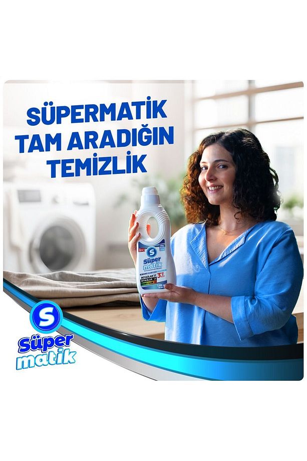 3'ü 1 Arada Sıvı Çamaşır Deterjanı 7 Adet 1200 ml - 4