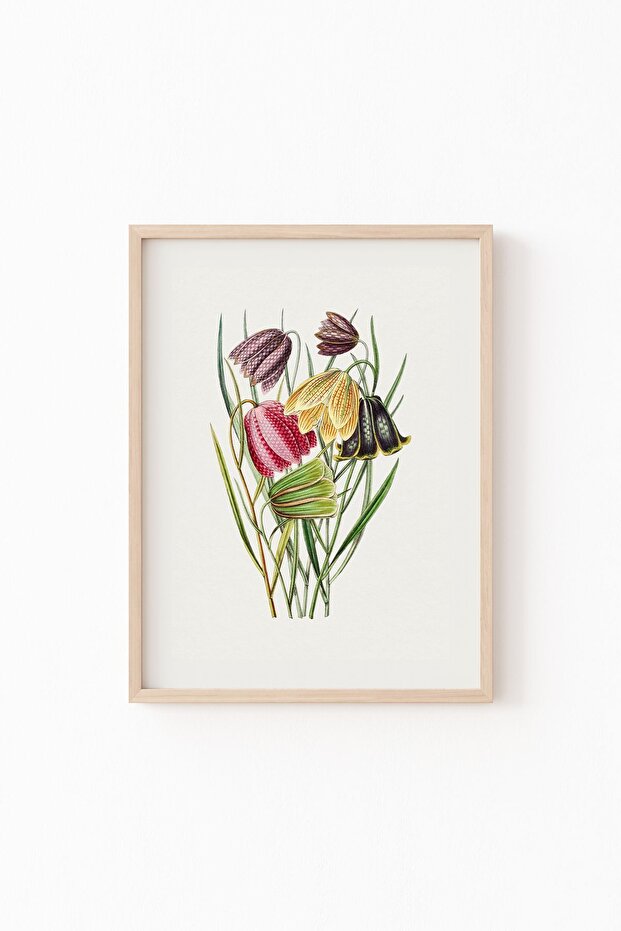 Flowers - Wooden Patterned Frame