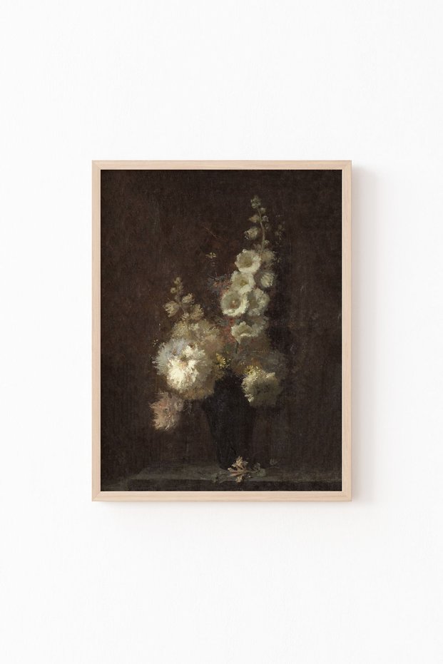 Flowers - Wooden Patterned Frame
