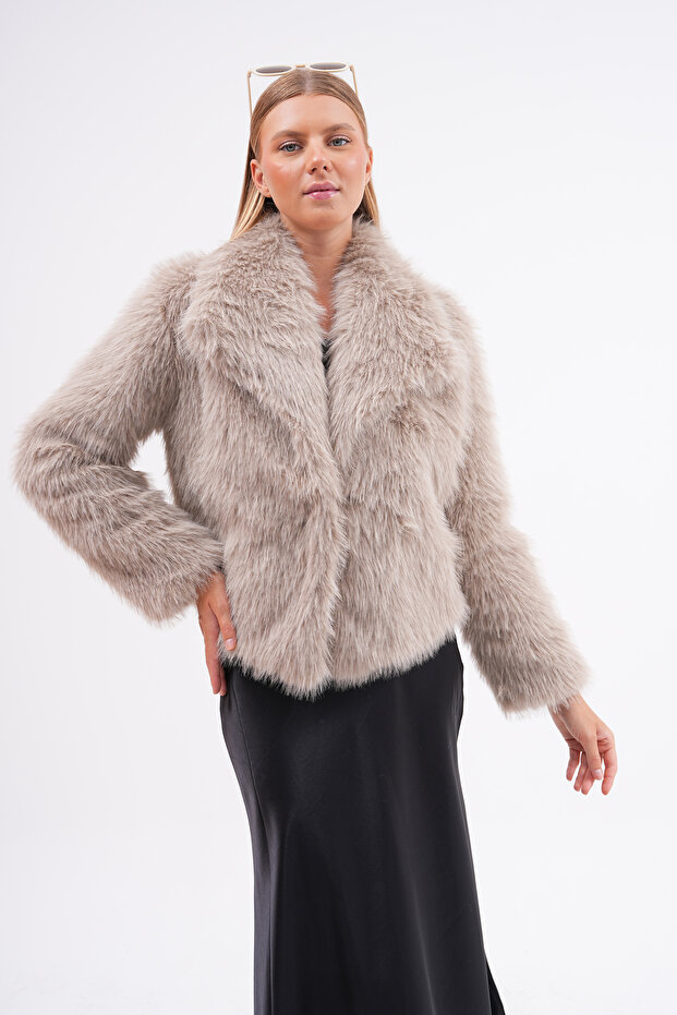 Geniş Yaka Ceket - 1