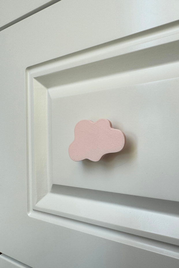 Pink Cloud Cabinet Handle -Modern, Stylish and Durable Furniture Handle for Children's Room, Kitchen and Bathroom, Db