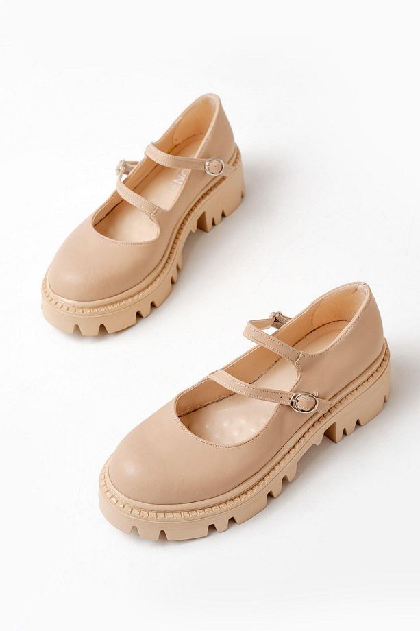 868-756 Nut Günlük Yüksek Tabanlı Loafer Ayakkabı - 5