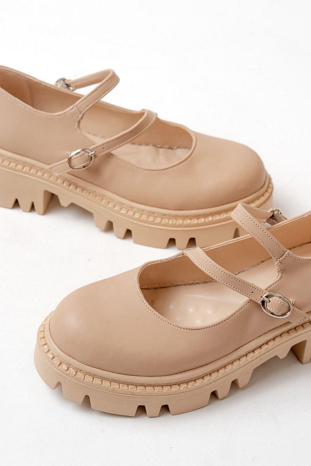 868-756 Nut Günlük Yüksek Tabanlı Loafer Ayakkabı - 4
