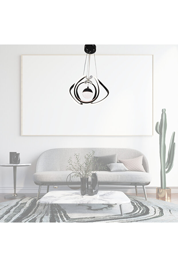 3 renk modüllü ledli avize - 2