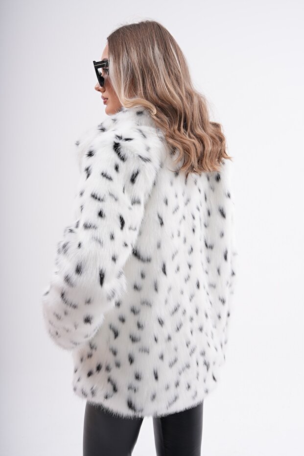 Yakalı Kürk Ceket - 6